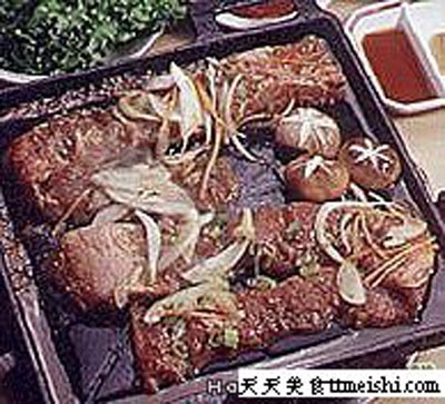Baked Meat With Mushroom